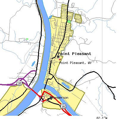 Point Pleasant map