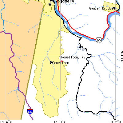 Powellton map