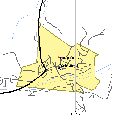 Quinwood map
