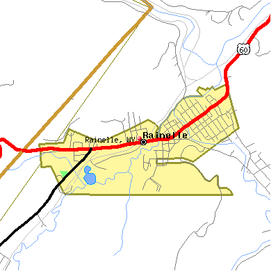 Rainelle map