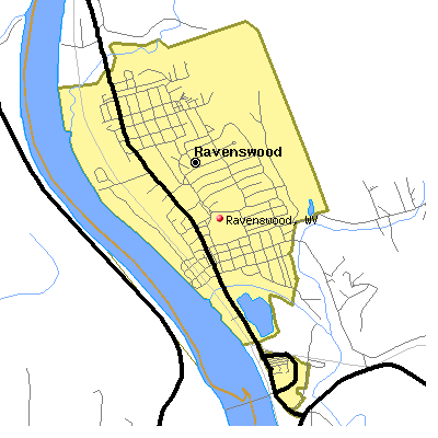 Ravenswood map
