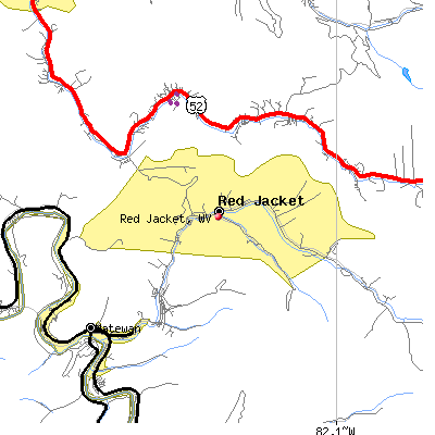 Red Jacket map