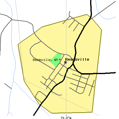 Reedsville map