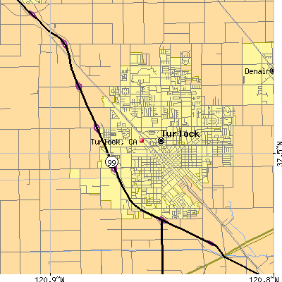 Turlock map