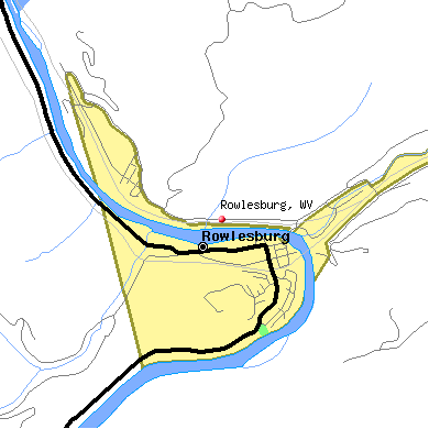 Rowlesburg map