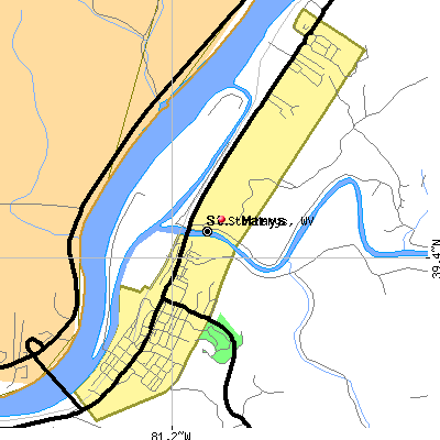 St. Marys map