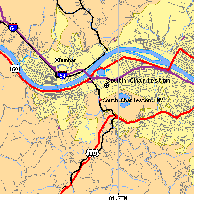 South Charleston map