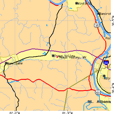 Teays Valley map