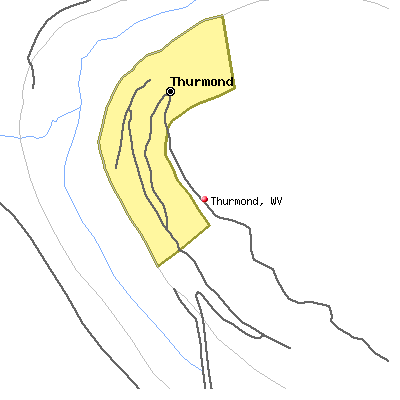 Thurmond map