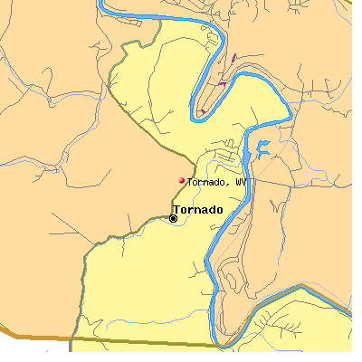 Tornado map