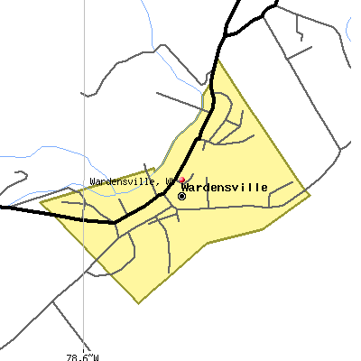 Wardensville map