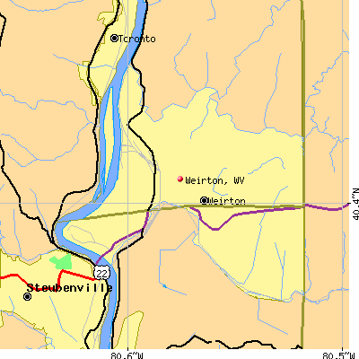 Weirton map