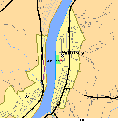 Wellsburg map