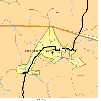 West Liberty map