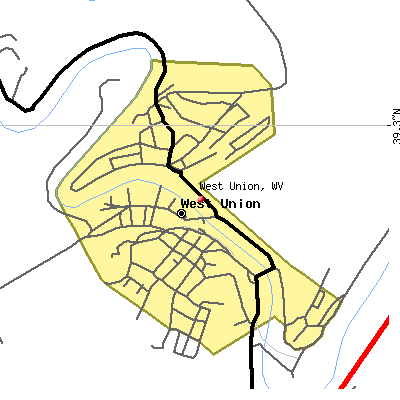 West Union map