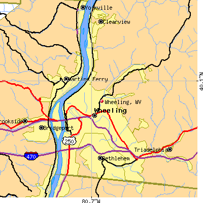 Wheeling map