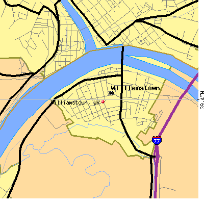 Williamstown map