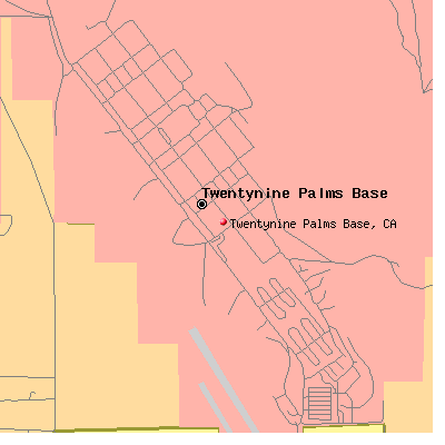Twentynine Palms Base map