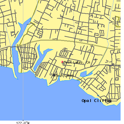 Twin Lakes map
