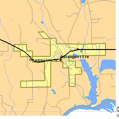 Autaugaville map