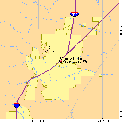 Vacaville map