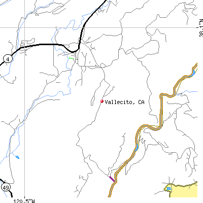 Vallecito map