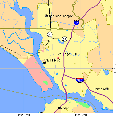 Vallejo map