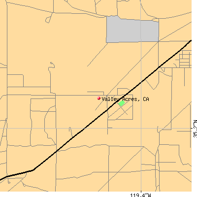 Valley Acres map
