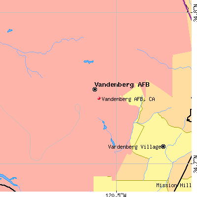 Vandenberg AFB map