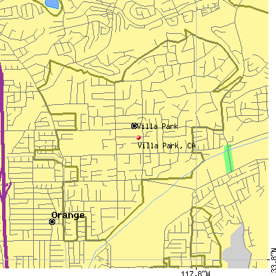 Villa Park map