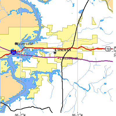 Lincoln map