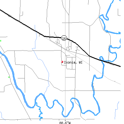Ixonia map
