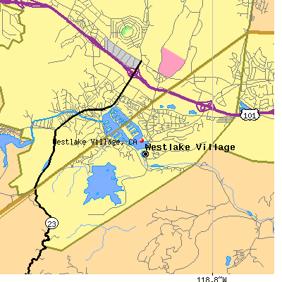 Westlake Village map