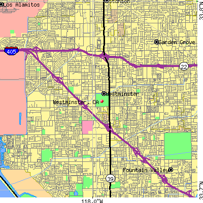 Westminster map