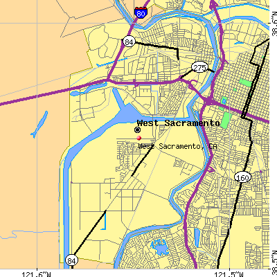West Sacramento map