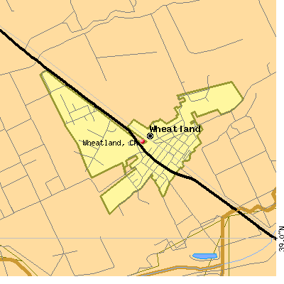 Wheatland map