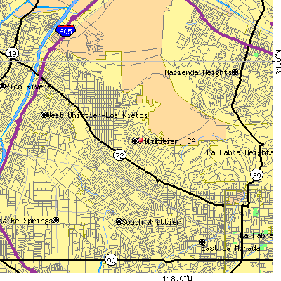 Whittier map