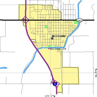 Willows map