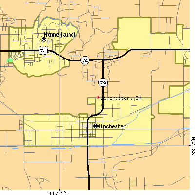 Winchester map