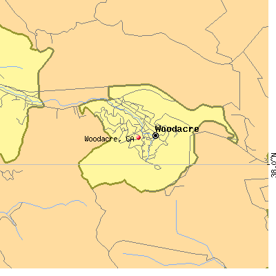 Woodacre map