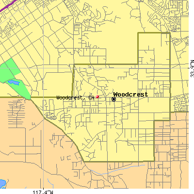 Woodcrest map