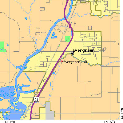 Evergreen map