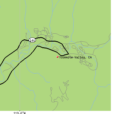 Yosemite Valley map