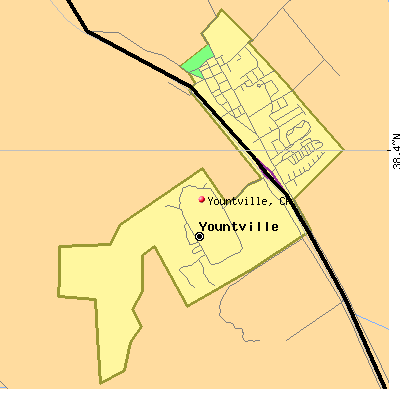 Yountville map