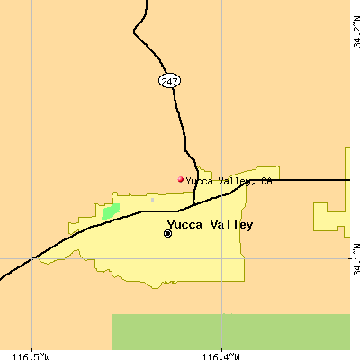 Yucca Valley map