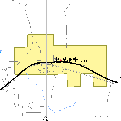 Loachapoka map