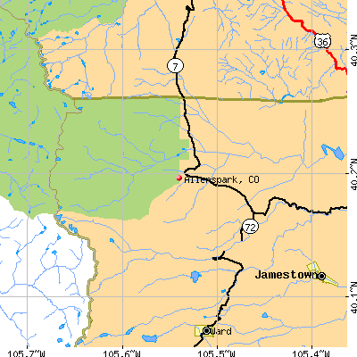 Allenspark map