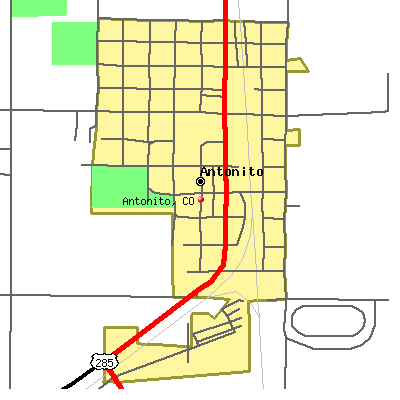 Antonito map