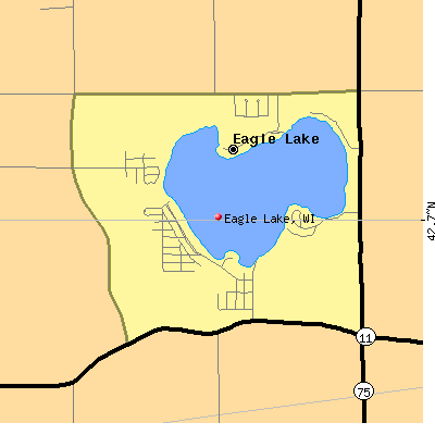 Eagle Lake map