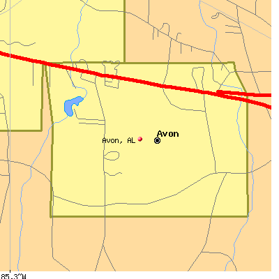 Avon map